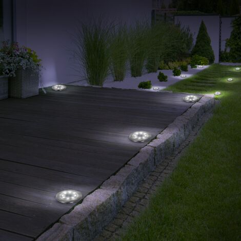 Foco solar exterior luz LED jardín c/sensor movimiento Aktive