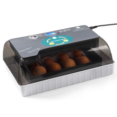 Incubadora automática de 4 a 35 huevos todas las aves de corral incubadora autónoma huevo vista