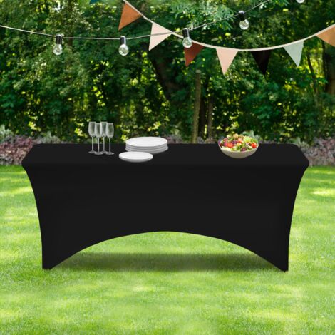 Funda negra para mesa plegable de 180 CM