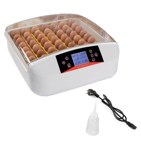 PRO incubadora automática 56 huevos iluminados incubadora autónoma con visor de huevos LED