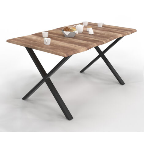 Mesa con Patas en Forma de Cruz SARRIA - Desvan Vintage