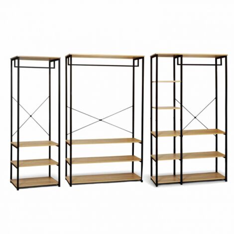 Armario modular de gran capacidad XXL L. 250 cm DETROIT diseño industrial