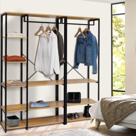 Armario modular XXL L. 150 cm DETROIT diseño industrial