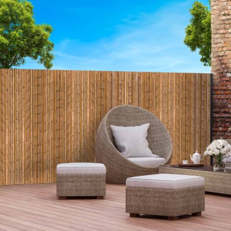 Pantalla opaca 1,8 x 10 M bambú impreso 160 gr/m²