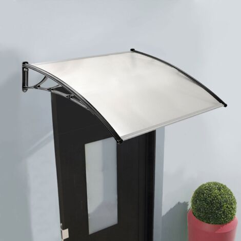 Toldo para puerta de recepción 80 x 120 CM policarbonato