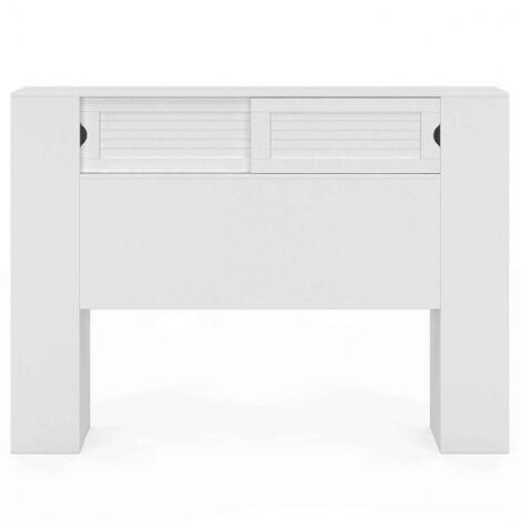 Cabecero SALEM 140 CM con almacenaje blanco
