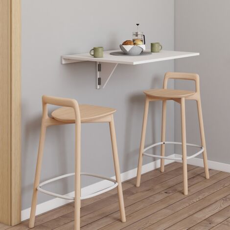 EXPRESS estante de pared plegable para 2 personas, blanco L. 70 cm