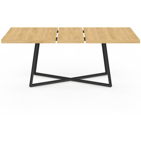 IDMARKET Table à manger extensible rectangle EDEN 6-10