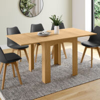 DONA mesa de comedor extensible 4-8 personas haya 80-160cm
