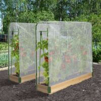 Invernaderos modulares dúo para tomates crecimiento especial kit completo lona + soporte