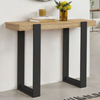 Consola PHOENIX de madera y negro