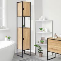 DETROIT Mueble de baño de 2 puertas de diseño industrial