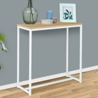 Consola DETROIT madera y metal blanco diseño industrial