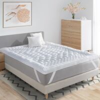 Sobrecolchón SACHA 140x190 CM 7 zonas de confort grueso y suave 600 gr