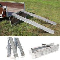 Juego de 2 rampas de carga galvanizadas plegables