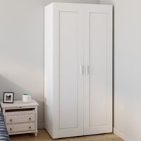 VITO Armario de 2 puertas 80 cm con estantes de maxi capacidad