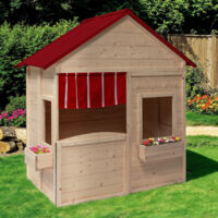 ADVENTURE casa de juegos de madera para niños, casa de juegos de exterior