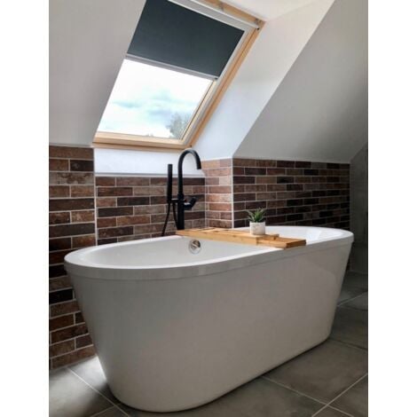 Estor opaco compatible VELUX ® 102 - Gris Antracita