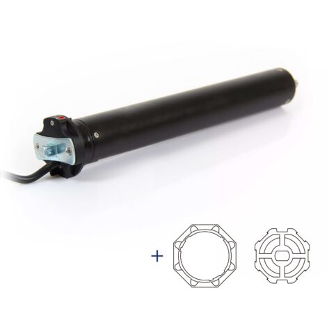 Motor Persiana Cable AVOSDIM ø 45 Corto 10 Nm + adaptciones eje ZF54