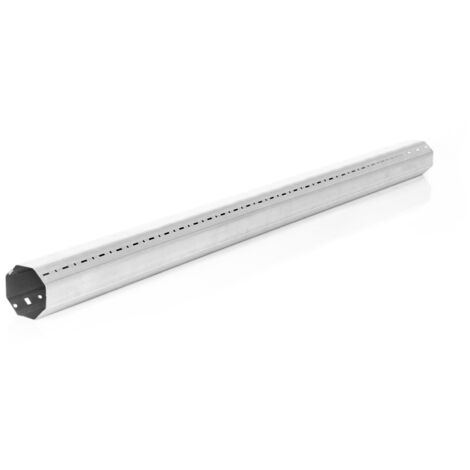 Tubo octogonal para persiana enrollable. Lg 1.5m - Diam.60mm - Recutable