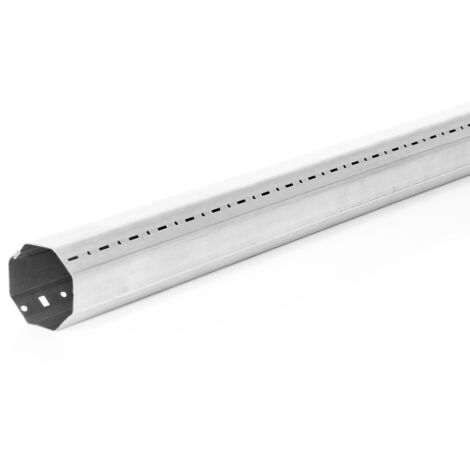 Tubo octogonal para persiana enrollable. Lg 1m - Diam.40mm - Recutable