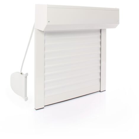 Persiana Enrollable Recortable Cinta ALU Blanco Al 100 x An 80 cm (1/4)