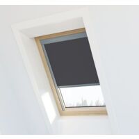 Estor opaco compatible VELUX ® 102 - Gris Antracita