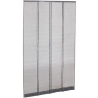 Mosquitera cortina para puerta Uso intensivo - An 130 x Al 230 cm Gris