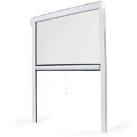 Mosquitera Estor Recortable en PVC Blanco An 80 x Al 130 cm