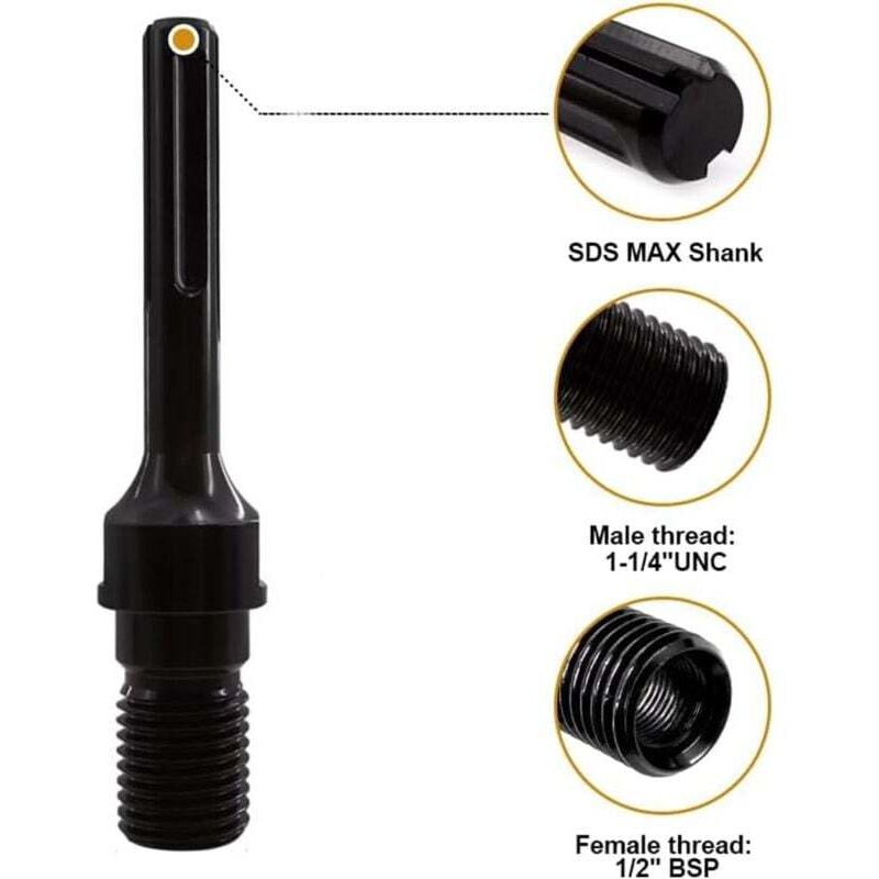 Adaptateur cône morse pour fraise à carotter HSS | WURTH