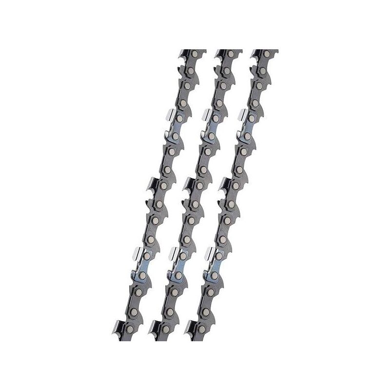 Lot De 3 Chaînes Tronçonneuse Savior 3/8LP 52 Maillons - Compatible Bosch, Makita, Einhell