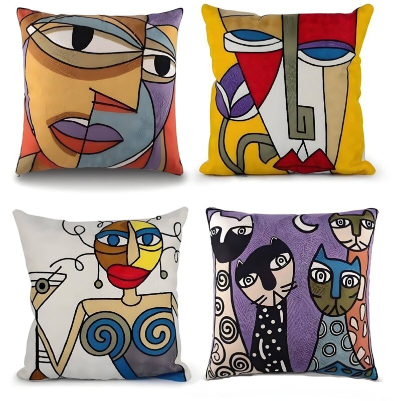 Coussin Lapin de Pâques – 45 x 45 cm | FR