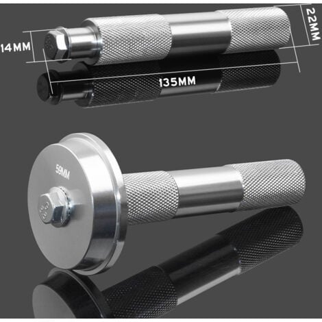 10 pièces Extracteur de roulements de voiture presse hydraulique outils mécaniques de voiture pour presser et presser les roulements 39.5-81mm outil mecanicien