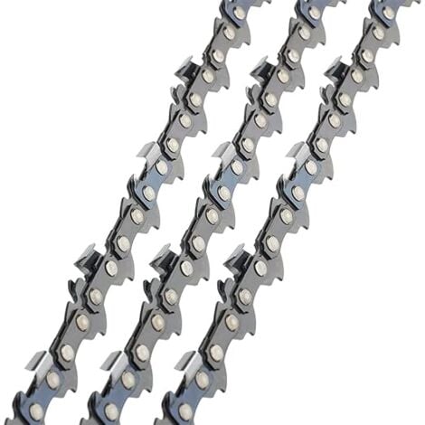 Chaine tronconneuse 3 x MS170 Chaîne de tronçonneuse 35 cm 3/8"LP 50 Maillons d'Entraînement 1.1 mm, Faible Rebond compatible avec Stihl 3610 000 0050 accessoire pour tronçonneuse