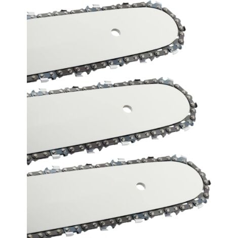 Chaine tronconneuse 3 x MS170 Chaîne de tronçonneuse 35 cm 3/8"LP 50 Maillons d'Entraînement 1.1 mm, Faible Rebond compatible avec Stihl 3610 000 0050 accessoire pour tronçonneuse