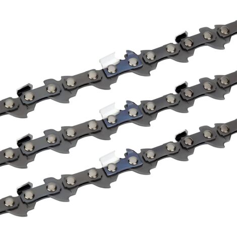 Lot De 3 Chaînes Tronçonneuse Savior 3/8LP - 50 Maillons - Pour Stihl MS170 MS180