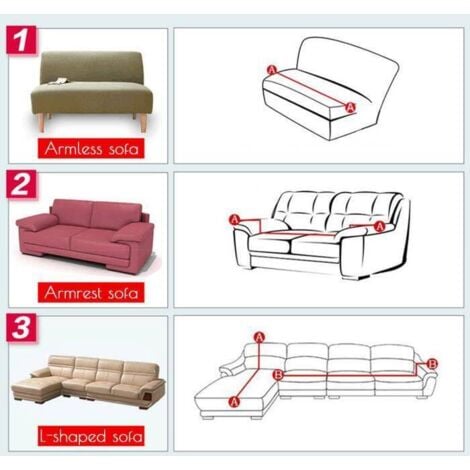 Housse canapé 2 places 145-180cm Housse Canapé Extensible Housse Canapé Cyan Épais Doux Fit pour Salon Chambre