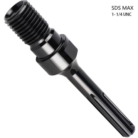 L&H-Cfcahl – Adaptateur SDS MAX pour carotteuse – Couronne de forage diamantée 190mm – Filetage UNC 1-1/4' – Acier haute qualité pour matériaux durs