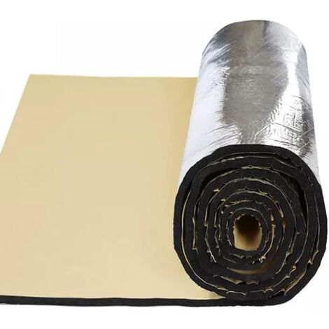 L&H-Cfcahl – Tapis d'insonorisation 50cm x 100cm x 10mm – Isolation acoustique et thermique ignifuge – Amortissement des vibrations pour voitures - 50cmx100cmx10mm