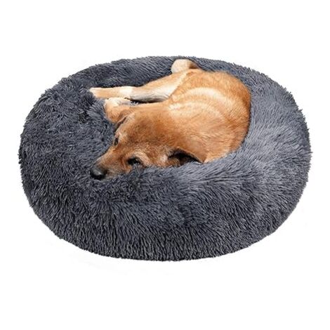 Panier Pour Chat – Lit Rond Beignet, 40 Cm, Lavable, Doux, Neuf