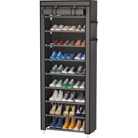 Lot De 10 étagères à Chaussures Double Couche – Gain De Place, Antidérapantes, Sans Montage | Rangement Chaussures Armoire Couloir - 11