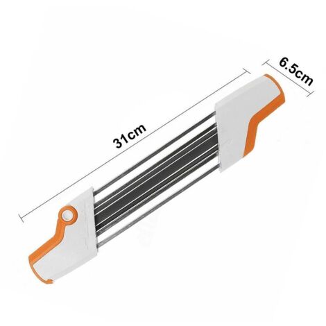 2 in 1 Affûteuse Tronçonneuse Affûteur de chaîne 4.0mm Affûter Fit pour STIHL Cuisine, Affûteuse de chaîne pour tronçonneuse pour 3/8 " P chaîne