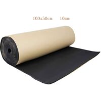 12 Pièces Tapis D'isolation Phonique Pour Voiture, 250 X 180 X 5MM Tapis De Voiture Isolant, Tapis Acoustique Pour Voiture En Aluminium D'épaisseur, Isolation Acoustique Et Thermique