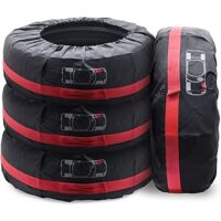 Rangement Pneu Voiture Lot De 2 Housses Pneu Secours Universelles - Imperméables Oxford, Protection UV Housses Imperméables Oxford