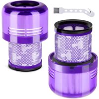Filtres De Rechange VIOKS Pour Dyson V11 & V15 - 2 Filtres HEPA Lavables + Brosse De Nettoyage
