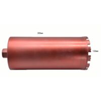 Couronne Diamant Ø 120mm pour carotteuse Forage à Sec et Humide Trépan Diamant Maçonnerie Béton carotteuse