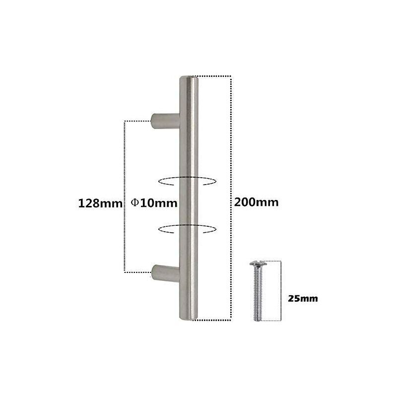 Maniglie Per Scatole SOTECH 120x80mm - Acciaio Nero Pieghevole, Con Viti Incluse - Foto 5