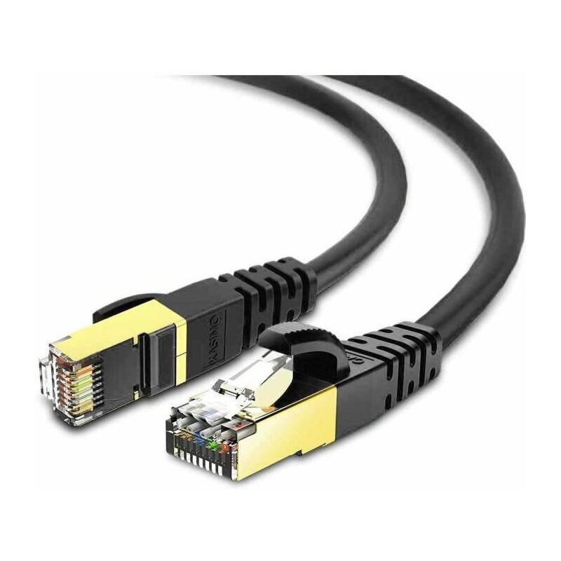 Cavo Ethernet Cat 7 da 10 m RJ45 BLEOSAN Cavo di rete LAN Gigabit ad alta  velocità da 10 Gbit