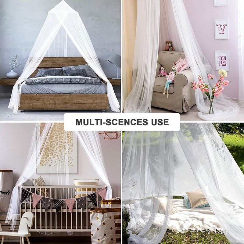 Zanzariera Ciel De Lit Arcobaleno - Rete Sospesa Per Letti 60x250x1250cm - Foto 5