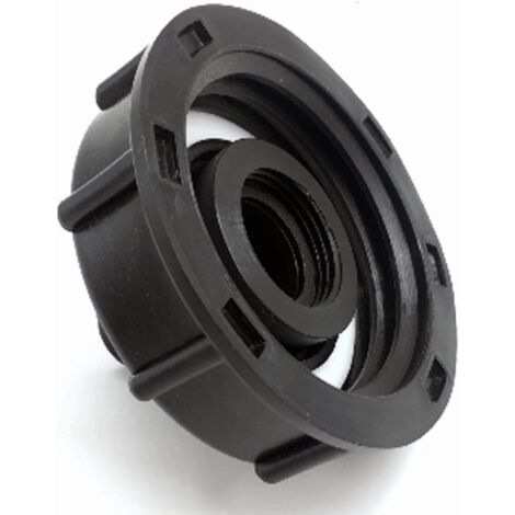Adattatore Per Serbatoio IBC S60X6 - Rubinetto In Ottone Con Attacco Tubo 3/4''